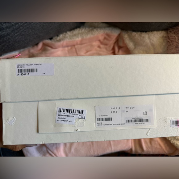 ALEXANDER MCQUEEN Neoprene Sock Boots US9 EU39 Made in Italy Authentic - Picture 17 of 17